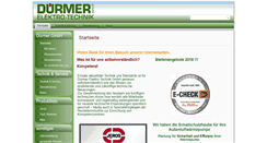 Desktop Screenshot of info.duermer.de